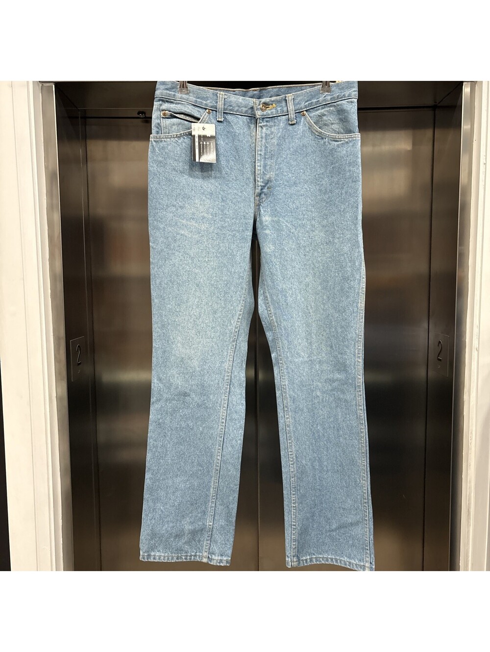 Vintage 70-80s Lee Denim Straight Fit Jeans Sz 34